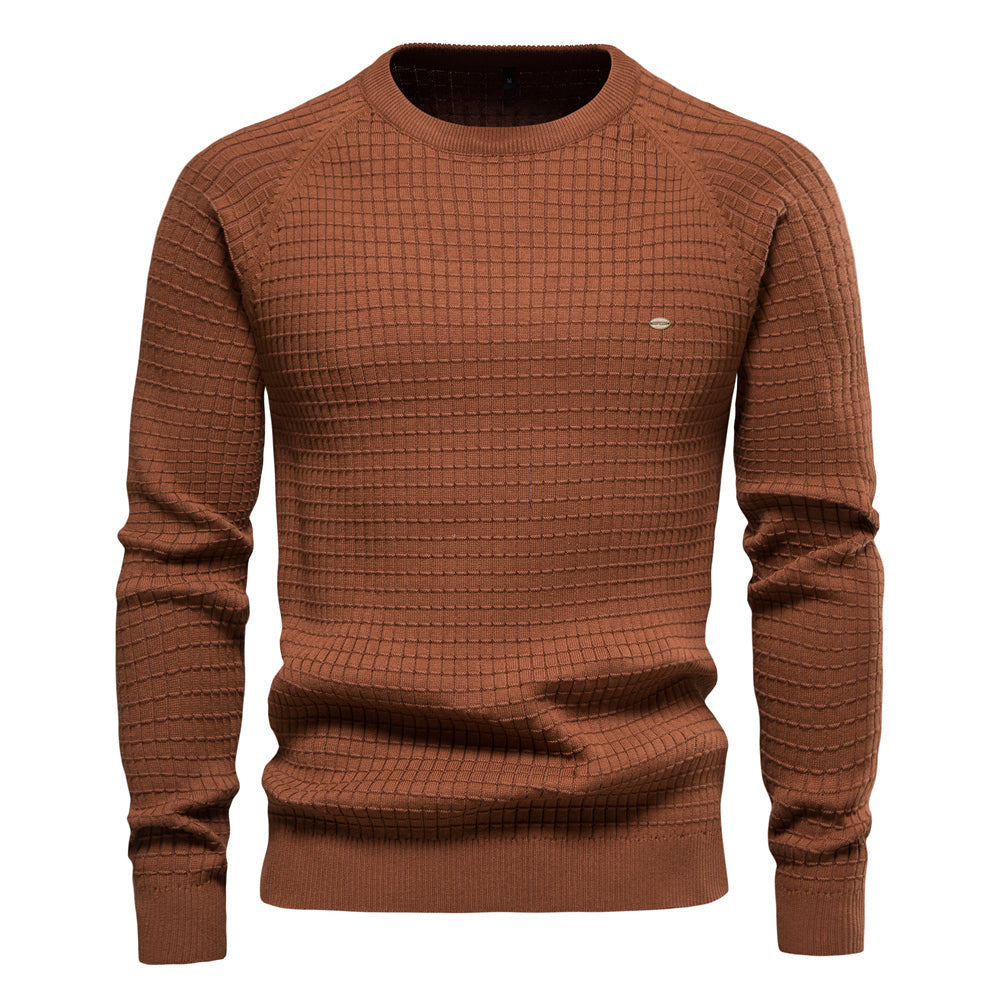 Bequemer Herren Pullover Weiches Baumwoll