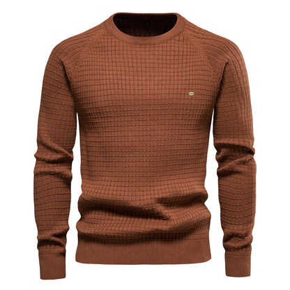 Bequemer Herren Pullover Weiches Baumwoll