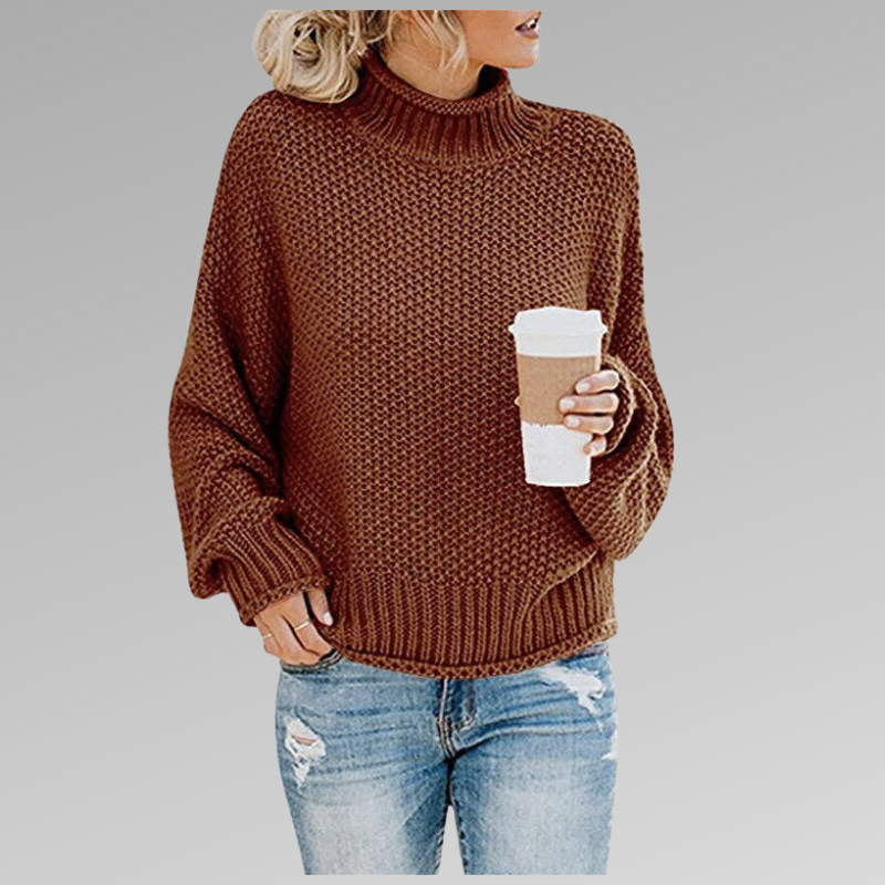 Damen Pullover Weich Strick Modern