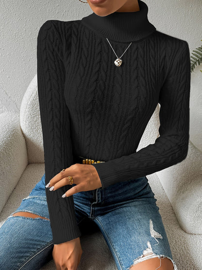 Weich Rollkragen Pullover Damen Qualität