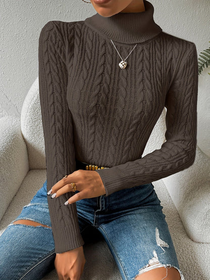 Weich Rollkragen Pullover Damen Qualität
