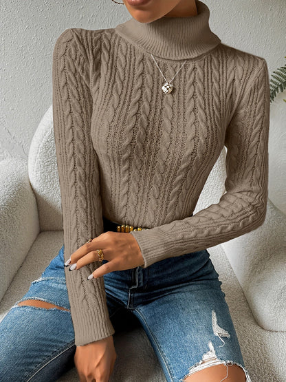 Weich Rollkragen Pullover Damen Qualität - IdealeKleiden