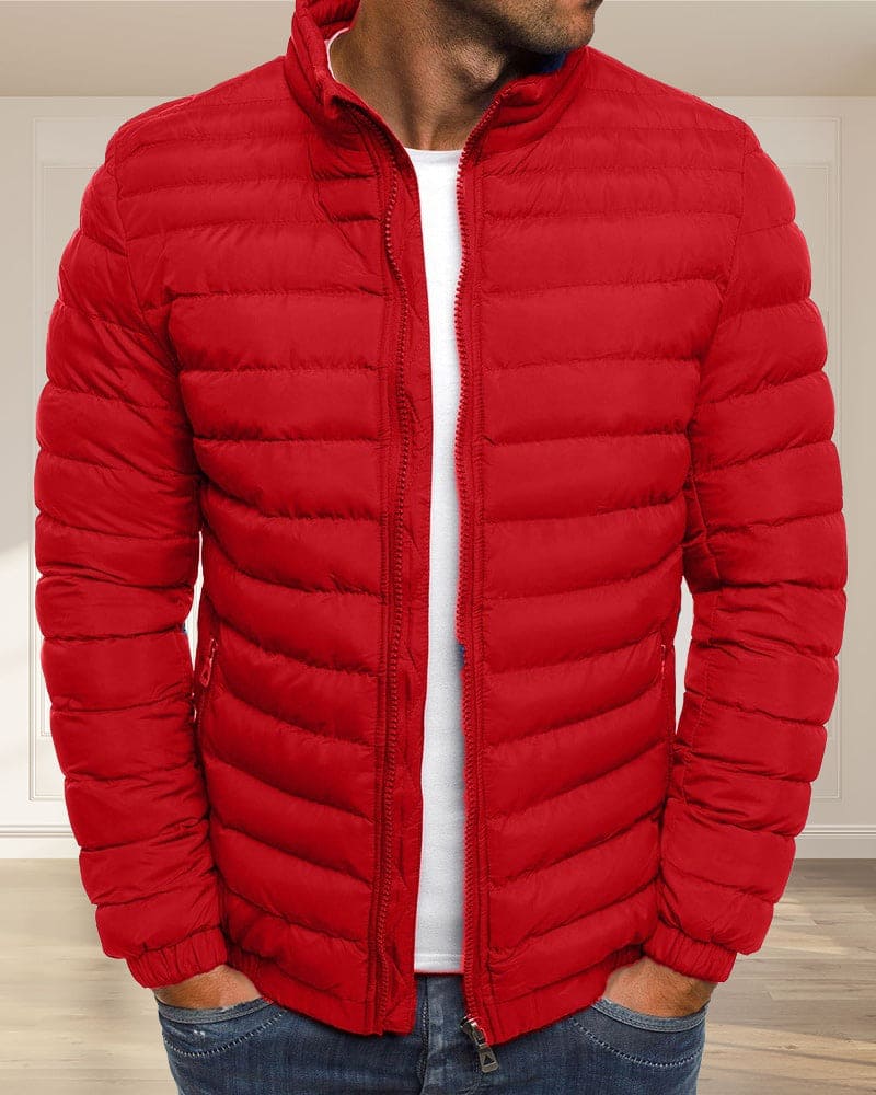 Elegante Unijacke Mit Reißverschluss - IdealeKleiden
