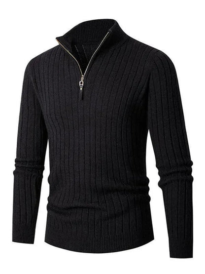 Bequeme Herren Pullover Stretch Rollkragen