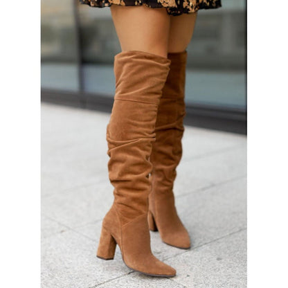 Hohe Overknee Stiefel Damen Schuhe