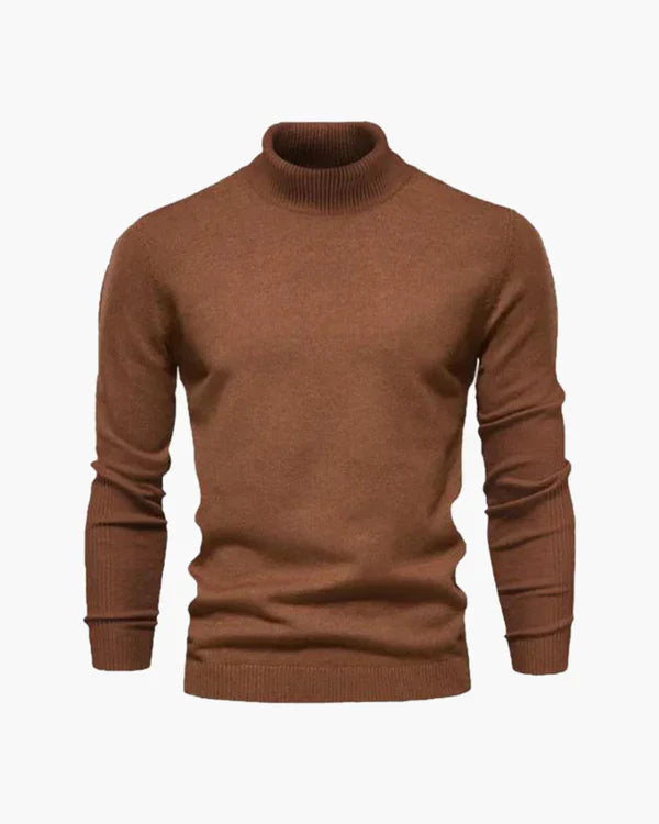 Herren Rollkragenpullover Slim Fit Qualität