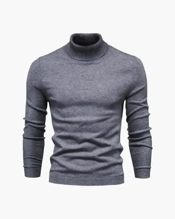 Herren Rollkragenpullover Slim Fit Qualität