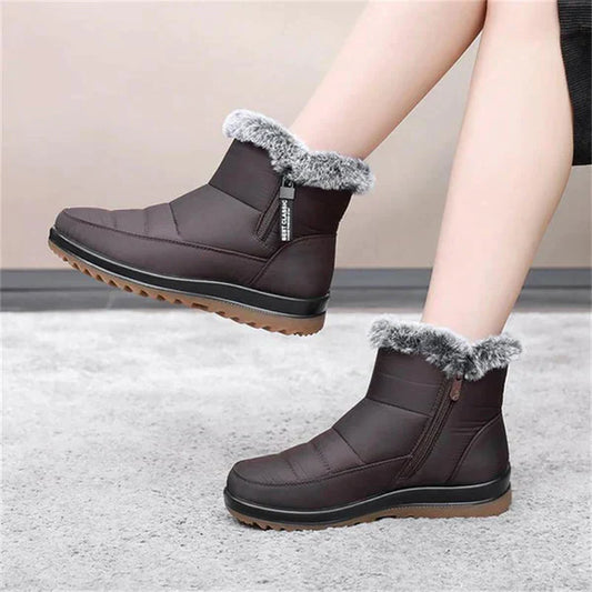 Winterstiefel Damen Rutschfest Warm Kurz - IdealeKleiden