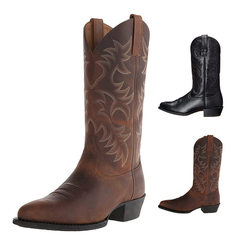 Stilvolle Cowboy-Stiefel Robust & Elegant - IdealeKleiden