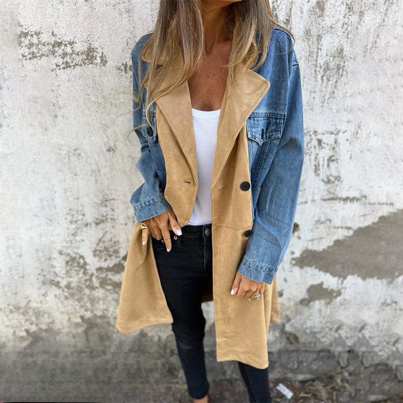 Stylischer Denim-Mantel Elegant