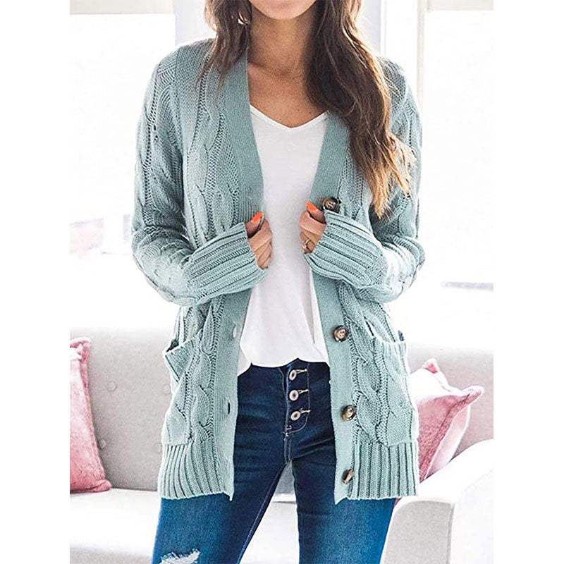 Damen Strickjacke Bequem Vielseitig