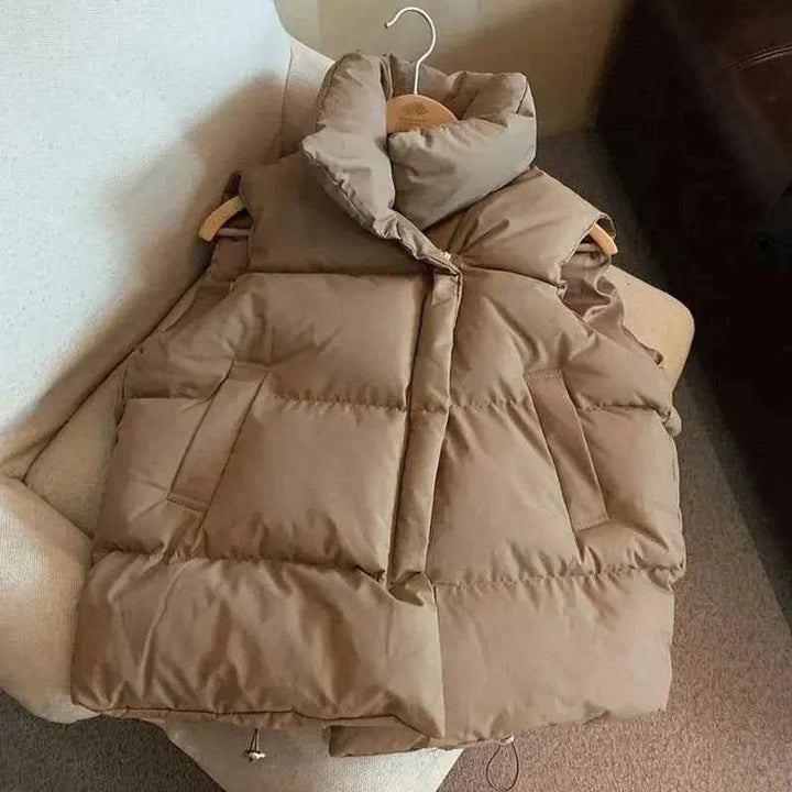Damen Steppweste Warm Elegant - IdealeKleiden