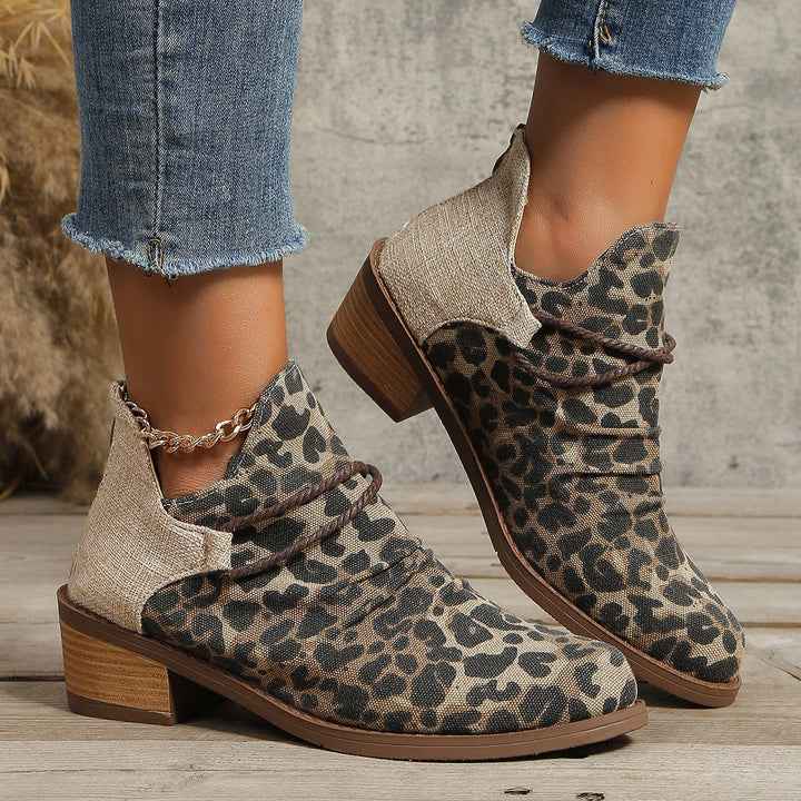 Stiefel Damen Blockheel Schuhe