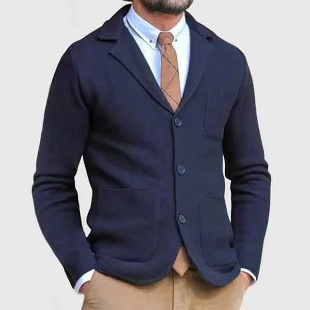 Herren Strickjacke Modern Slimfit