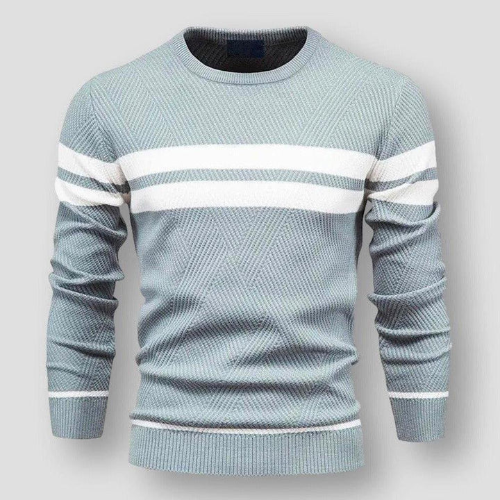 Stylischer Herren Pullover Streifen Design