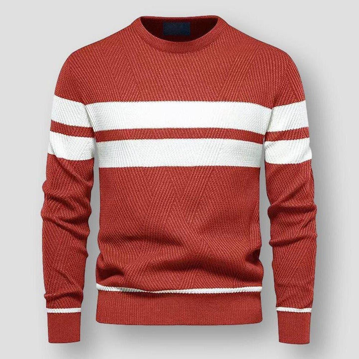 Stylischer Herren Pullover Streifen Design