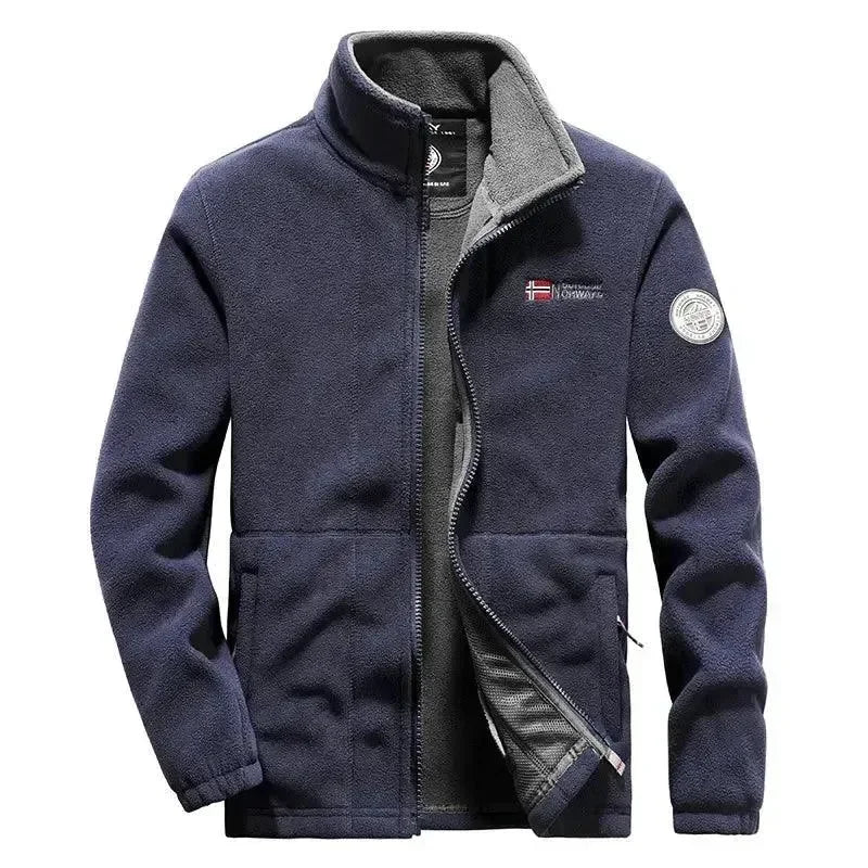Stylische Herrenjacke Warm Fleece Winter