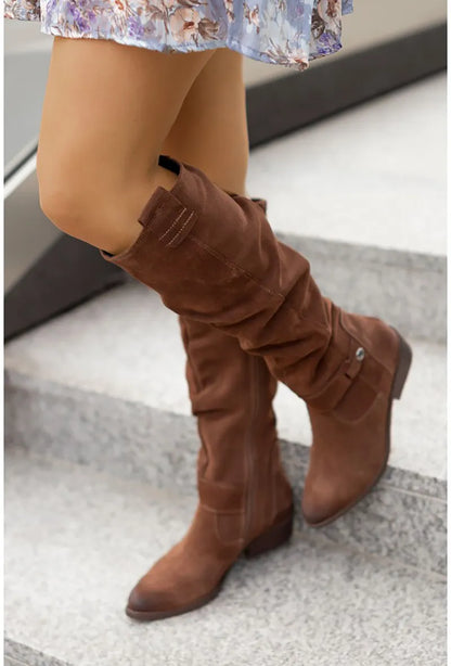 Elegante Damenstiefel Kniehoch Winter