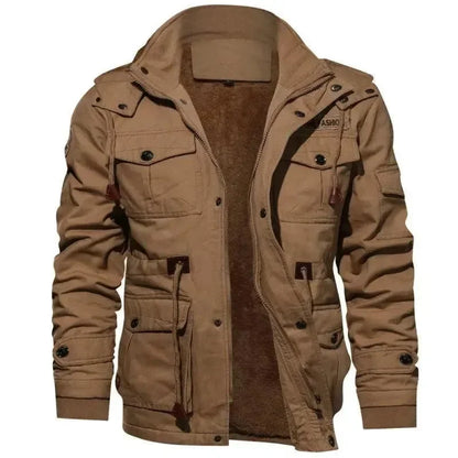 Modische Herrenjacke Baumwoll Bequem