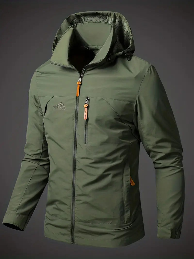 Herren Regenjacke Stilvoll Wasserdicht