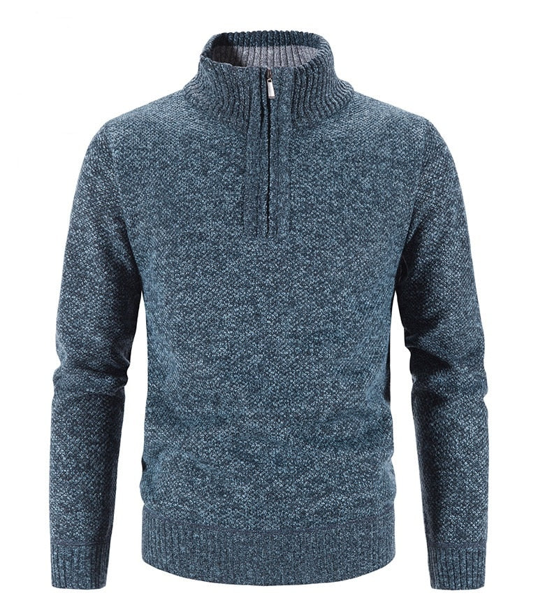 Stylischer Herren Pullover mit Halbzipp