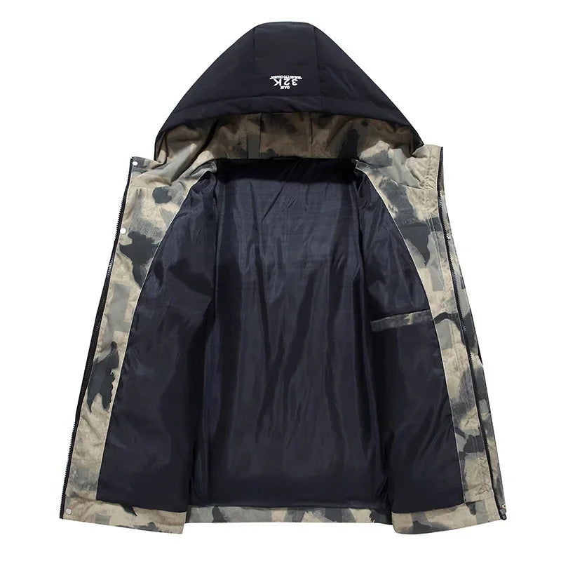 Herren Winterjacke Warm Isoliert Stilvoll - IdealeKleiden