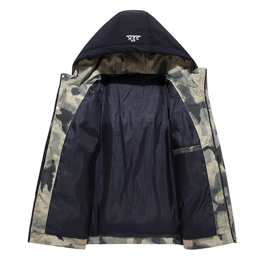 Herren Winterjacke Warm Isoliert Stilvoll - IdealeKleiden