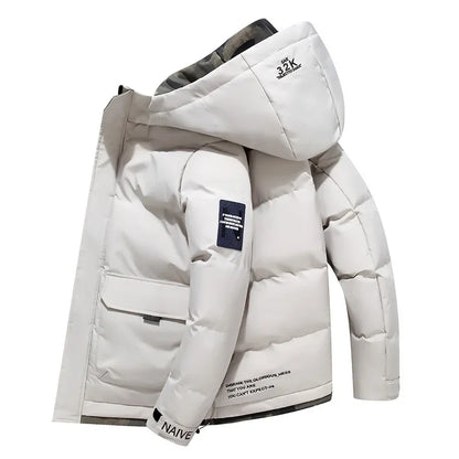 Herren Winterjacke Warm Isoliert Stilvoll