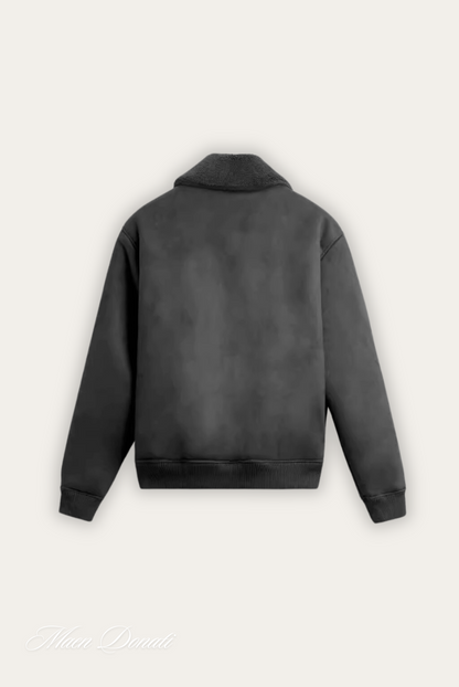 Stylische Winterjacke Modern Damenschwarz - IdealeKleiden