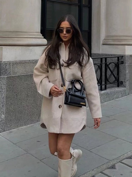 Modische Damenjacke Bequem Trendy - IdealeKleiden