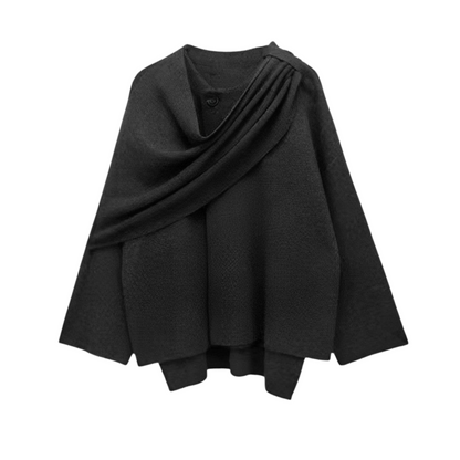 Stylischer Damen Winterponcho Elegant