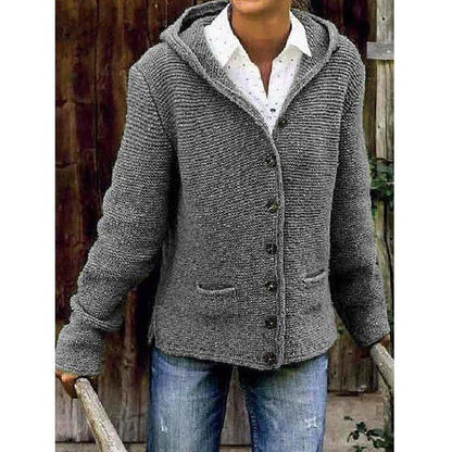 Stylische Winterstrickjacke Damen Modern
