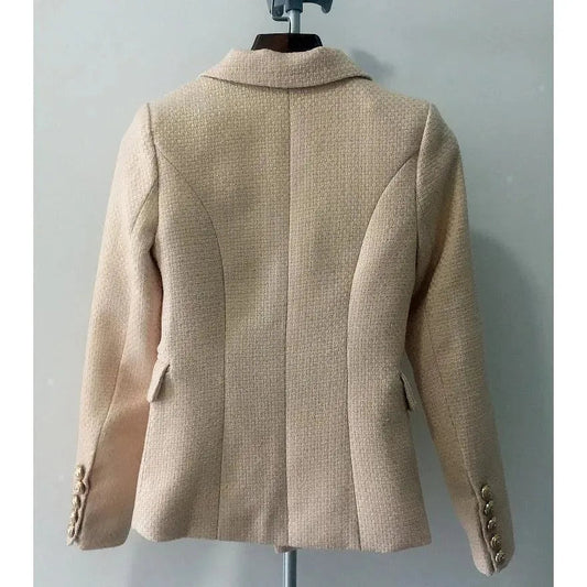 Eleganter Damen Blazer Business Chic Einfarbig - IdealeKleiden