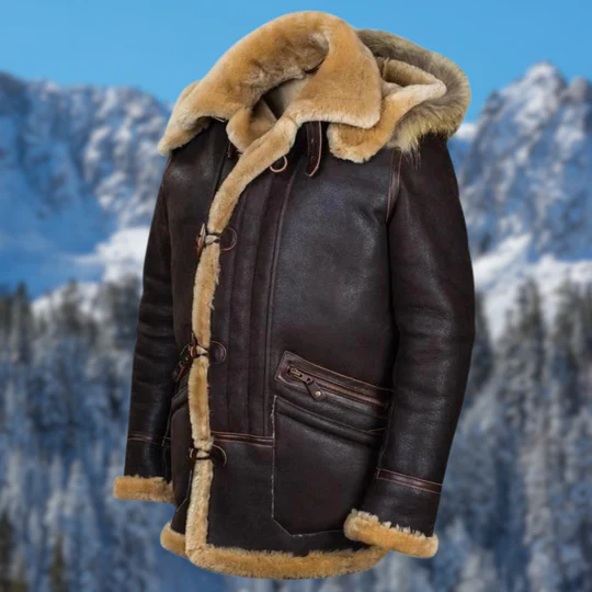 Elegante Lederjacke Zeitlos Klassisch - IdealeKleiden