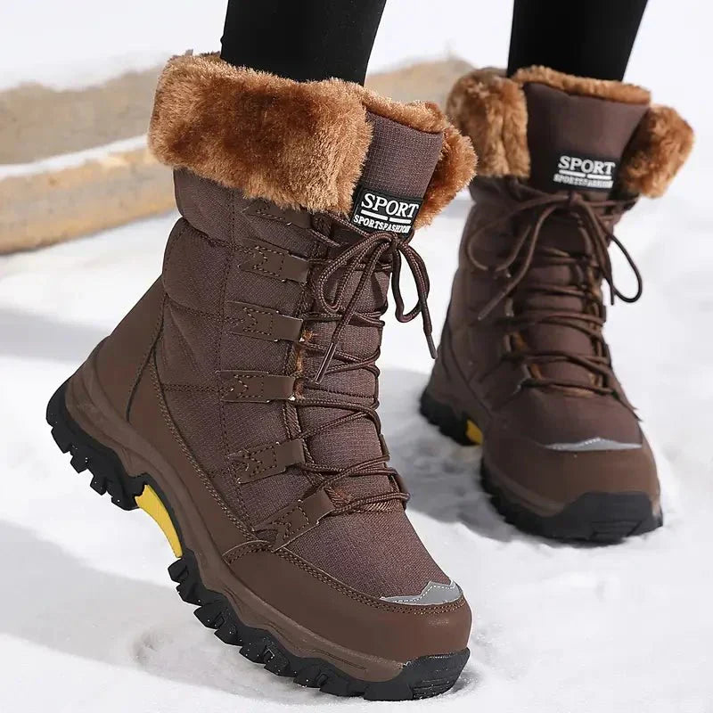 Wasserdichte Winterstiefel Rutschfest Profilsohle