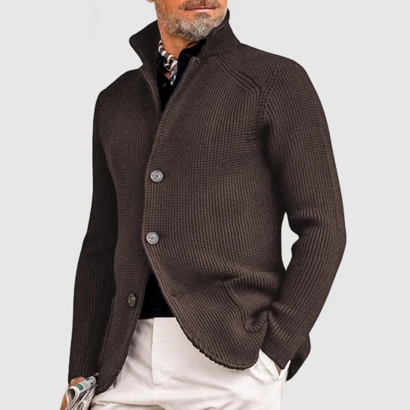 Stylische Strickweste für Männer mit Taschen