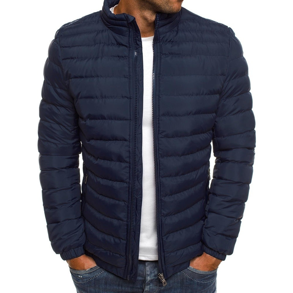 Stylische Herren Daunenjacke Luxus Qualität - IdealeKleiden
