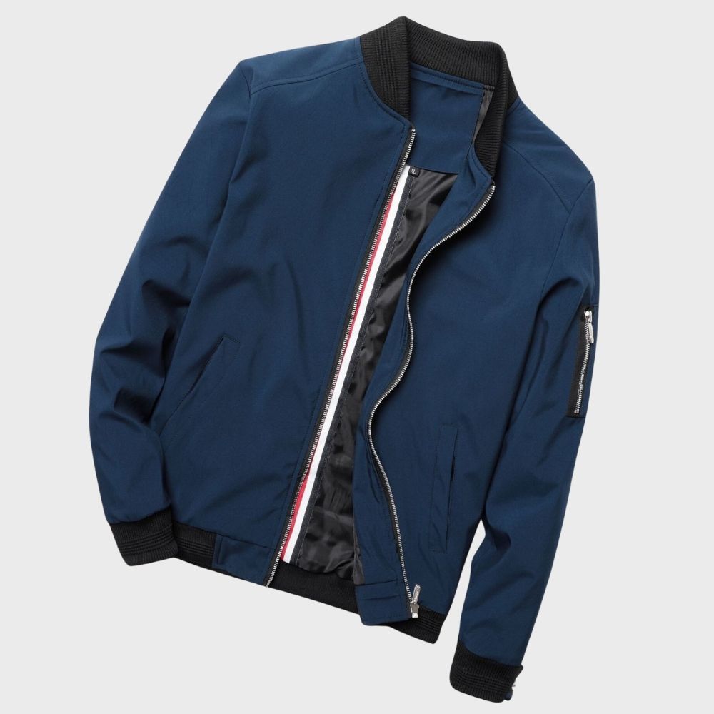 Modische Herren Bomberjacke Trendy Style - IdealeKleiden