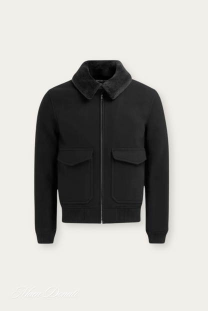 Stilvolle Herren Bomberjacke Modern