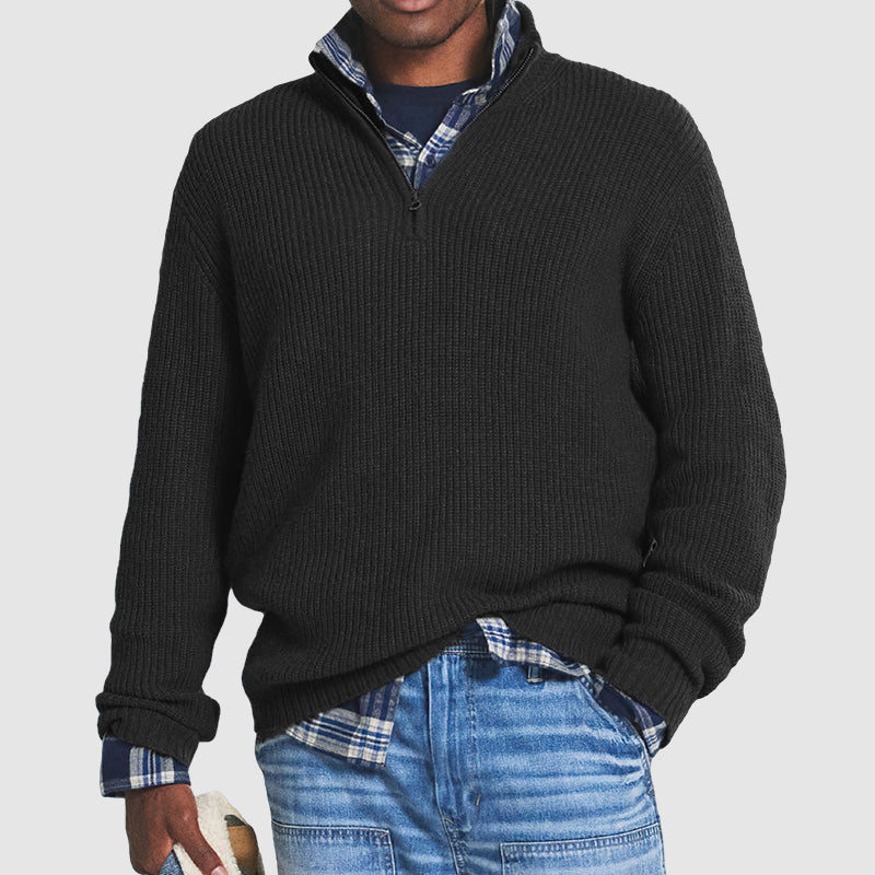 Stilvoller Herren Pullover Modern Geschnitten