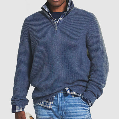 Stilvoller Herren Pullover Modern Geschnitten