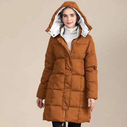 Stylische Damen Winterjacke Warm Gepaddelt