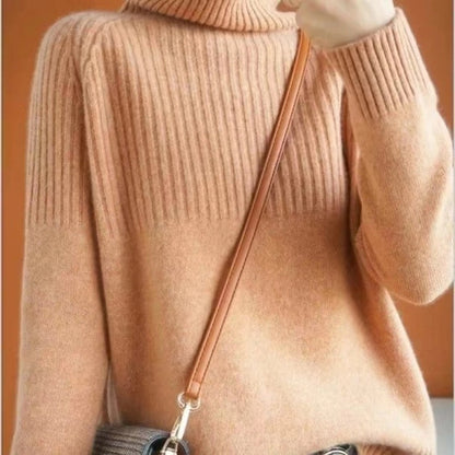 Modische Frauenpullover Rollkragen Style