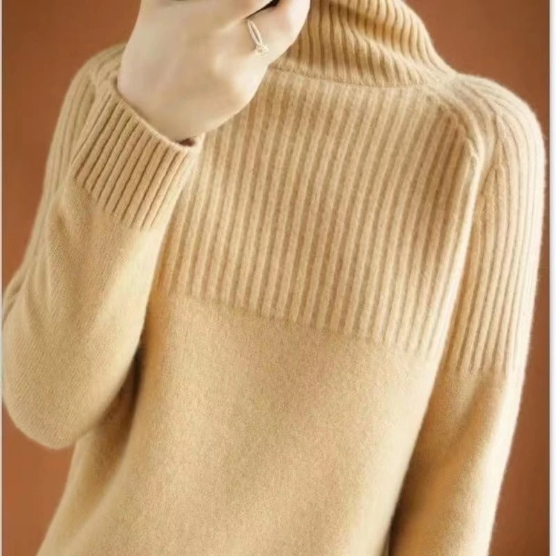 Modische Frauenpullover Rollkragen Style