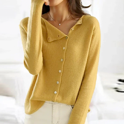 Modische Frauenpullover V-Ausschnitt Chic