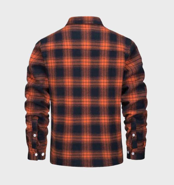 Herren Flanelljacke Retro Stil Modern - IdealeKleiden