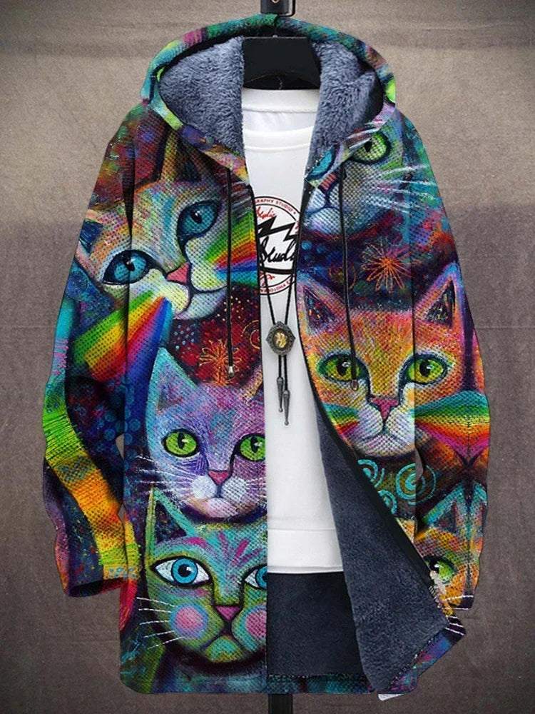 Stilvolle Damenjacke mit Kunst-Druck