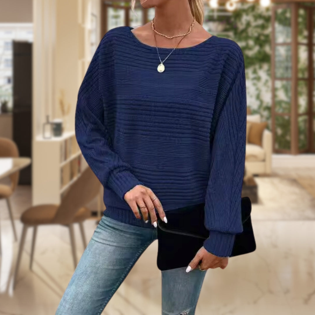 Modische Damenpullover mit Weichem Fell