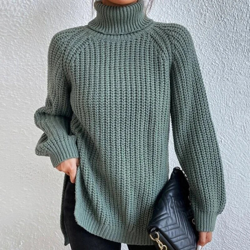 Modische Damen Pullover Strick - IdealeKleiden