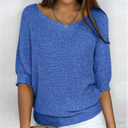 Eleganter Damenpullover Büro Chic